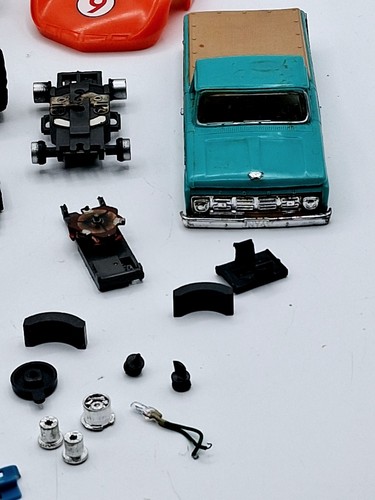 Vintage 1960s - 1970s AFX Elgin Aurora Slot Car Parts , Bodies , For Restoration - Picture 13 of 24