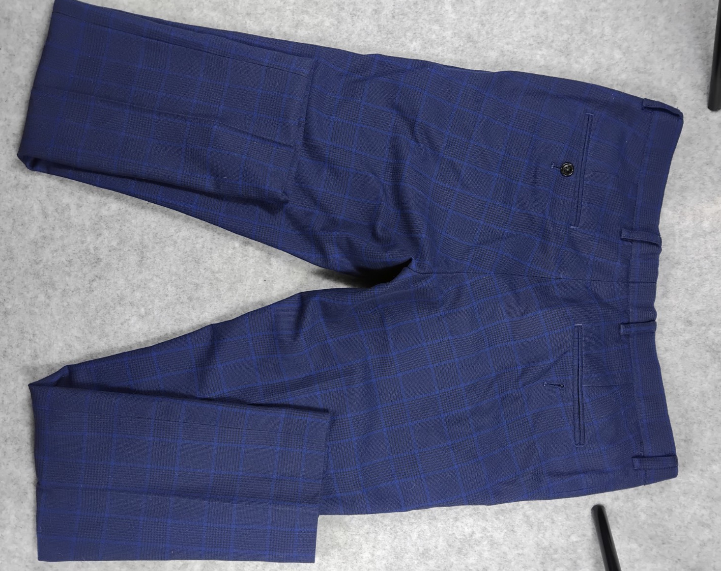 Men's Moss London Blue Dress Slim Fit Trousers Size 32, Jacket Size 38 K23x image 2