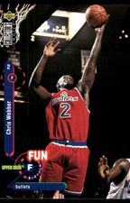 Chris Webber 1995-96 Collector's Choice  I #194 Bullets NBA READ FREE SHIPPING