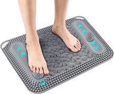 Silicone Acupressure Mat with 2 Massage Balls 3-Zone Reflexology Pressure
