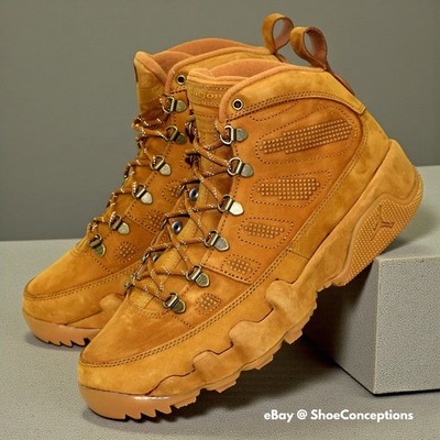 Nike Air Jordan 9 Retro Boot NRG Shoes Wheat Baroque Brown AR4491