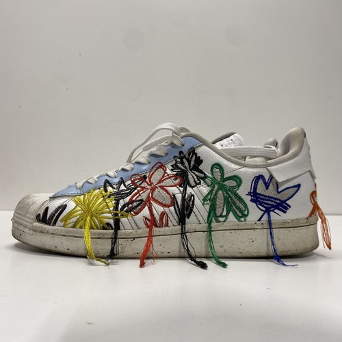 Adidas Superstar Sean Wotherspoon Super Earth White Multi Sneakers Size 8