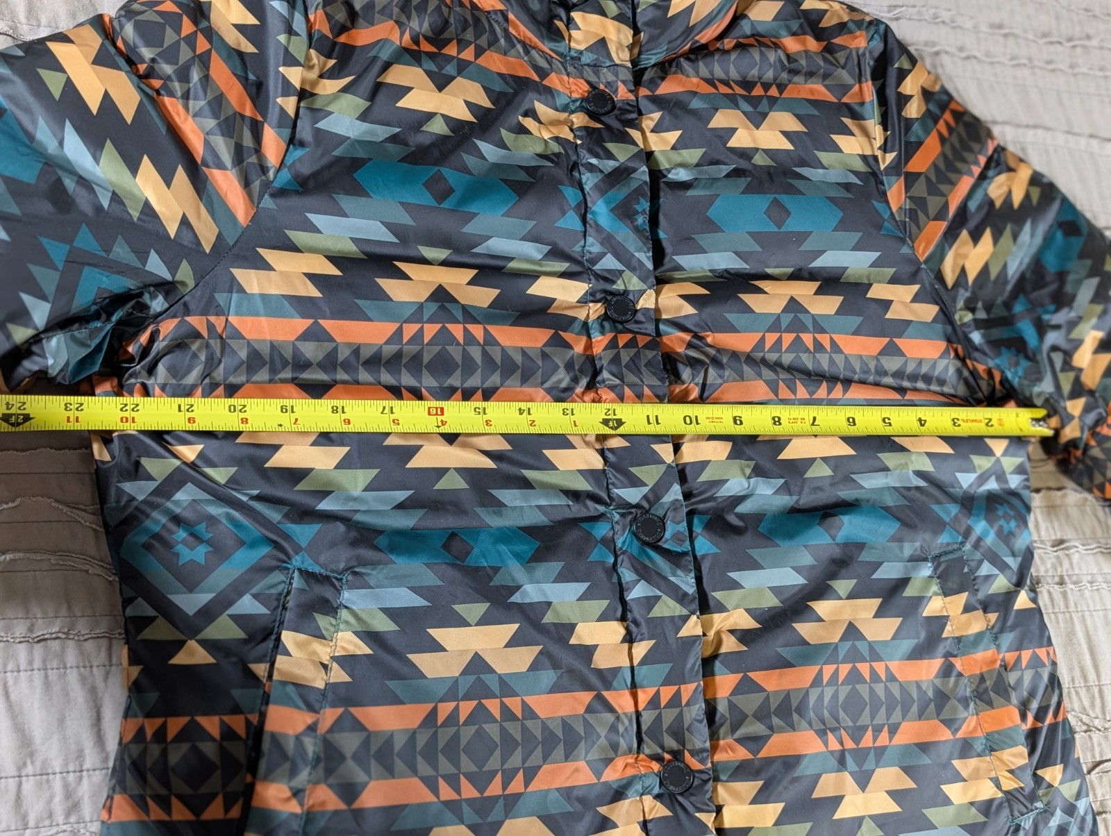 Pendleton Puffer Jacket Womens Aztec Southwest  D… - image 4
