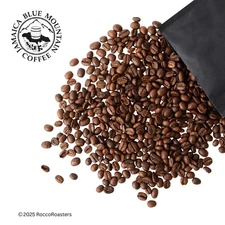 100% Wallenford Jamaica Blue Mountain Coffee, Roasted or Green, 5 lbs x 1 lb Bag