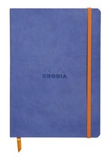 Rhodia Rhodiarama SoftCover Notebook - 80 Lined Sheets - 6 x 8 1/4 - Sapphire