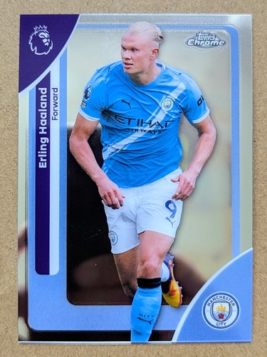 2025-26 Topps Chrome EPL Erling Haaland #125 Man City Golden Boot Buyback