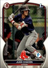 2023 Bowman 1st Edition Juan Chacon #BPPF-105 Boston Red Sox 27P