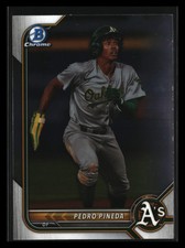 Pedro Pineda 2022 Bowman Draft Chrome #BDC-181 Oakland Athletics ROOKIE *009