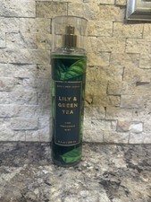 BATH  BODY WORKS LILY  GREEN TEA FRAGRANCE BODY MIST SPRAY 8 FL OZ