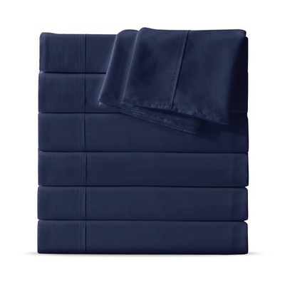 Maple&Stone Queen Flat Sheet 6 Pack,Premium Soft & Breathable,Brushed Microfi...