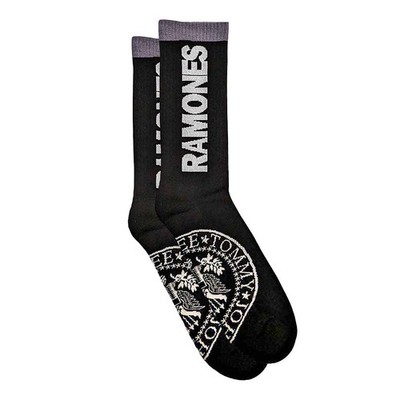 Ramones - Presidential Seal Terry Socks Black Socks