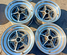 Set Of 4 Buick Rallye Wheels 15x7 Code 903 2-18 Large Center Hole 5x5 Bolt