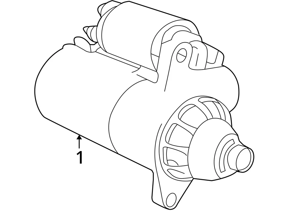 Starter Motor 6-245 Thru 10/05/04 Fits 98-05 EXPLORER 1966683 Foto 4 de 4