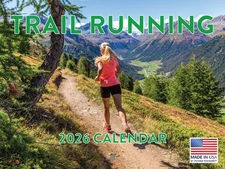 Trail Running Calendar 2026 Runners Monthly Wall Calender 12 Month