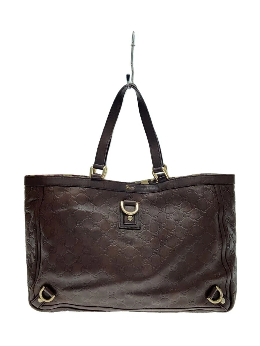 Sac fourre tout GUCCI Abbaye Guccisima cuir