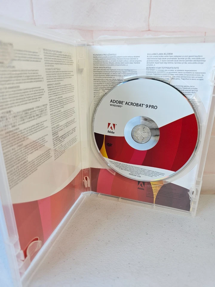 Adobe Acrobat 9 Pro Professional for Windows with Serial Number - Image 2 of 2