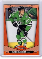 2024-25 O-Pee-Chee Mason Marchment Orange Border #/25 Dallas Stars SN