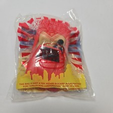 1997 Burger King DC Comics Superman Lois Lane Red Car Kids Meal Toy