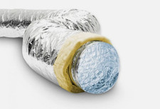 Acoustic Insulated DUCTING Hydroponics Heat Recovery 4" 102mm 100mm