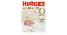 Huggies Extra Care Size 1 Disposable Diapers 2-5 kg    26 pcs