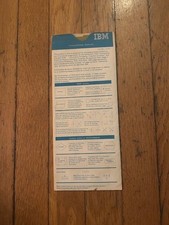 Vintage IBM Flowcharting Template GX20-8020-1 U/M 010 with sleeve