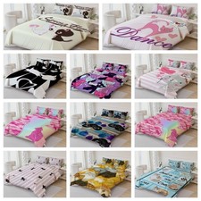 3D Cat Letter Heart Cartoon Colorful Quilt Cover Duvet Cover Comforter set