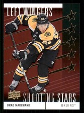 2019-20 Upper Deck Shooting Stars Left Wingers Brad Marchand Boston Bruins