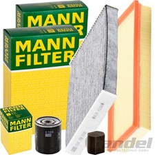 MANN FILTER INSPEKTIONSPAKET passend für CITROËN C3 OPEL CROSSLAND X 110+131 PS