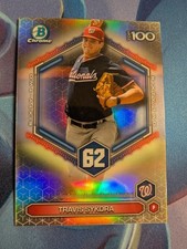 2026 Bowman Chrome Travis Sykora Scouts Top 100 Prospects #BTP-62 Nationals