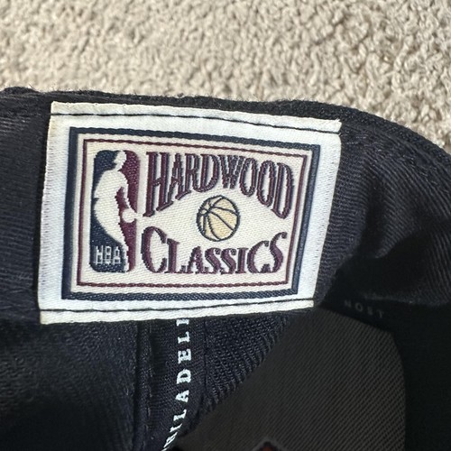 New York Knicks Hat Cap Snap Back Black NBA Basketball Mens Hardwood Classics - Picture 7 of 8