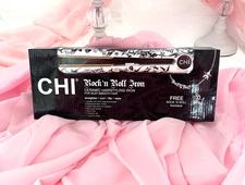 Brand NEW Authentic 1" CHI ROCK'N ROLL Ceramic 1" Flat Hair Iron Limited Edition
