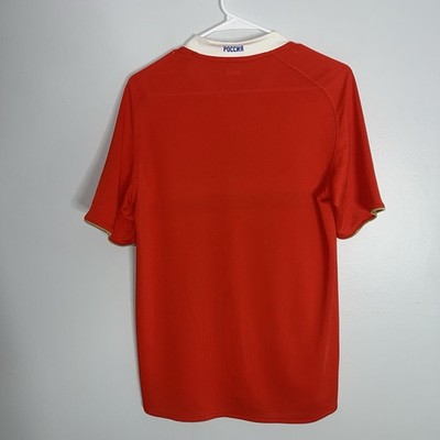 Russia National Team Jersey Mens Small Red Nike 2008 2009 Football
