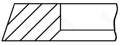 Piston Rings Kit VW Seat Audi Skoda:TRANSPORTER IV T4,III T3,POLO,100,GOLF 3 - Picture 4 of 5