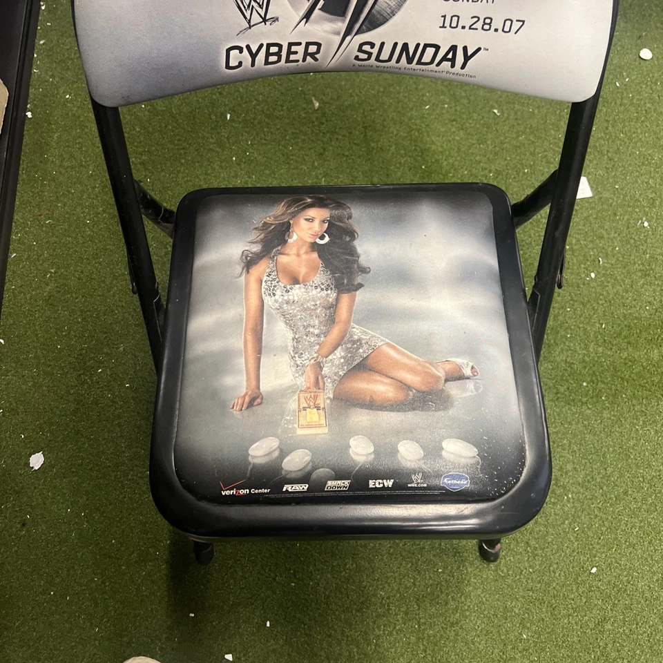 Silla Candice Michelle WWE Playboy Cyber Sunday PPV DIFÍCIL DE ENCONTRAR Foto 3 de 4