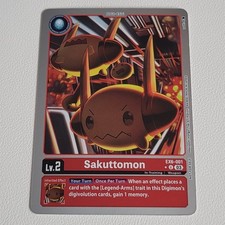 Sakuttomon EX6-001 Digimon Card GamBox Topper Infernal Ascension U NM