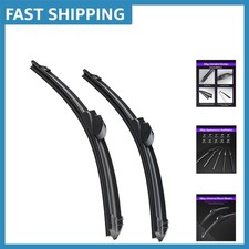 Natural Rubber Windshield Wiper Blades - 22 Length Pack Of 2 For All Seasons Natural Rubber Windshield Wiper Blades - 22 Length Pack Of 2 For All Seasons