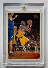 Kobe Bryant 96-97 Topps RC #138 Basketball Rookie Card Used. rookie card picture