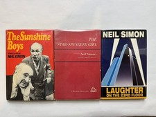 Neil Simon 3 Book Hardcover Lot MYLAR DJ Sunshine Boys Laughter 23rd Floor