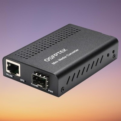 10G Media Coverter, 10 Gigabit Fiber to 10G Copper UTP Ethernet Media Convert...