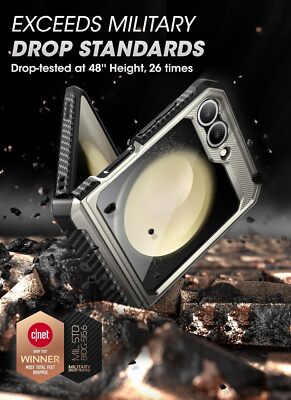 For Samsung Galaxy Z Flip 7 FE (2025) SUPCASE Multilayered Protection Case Cover