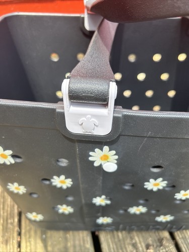 Simply Southern Tasche Lrg schwarz mit lackierten Gänseblümchen Reißverschlusstasche innen - Bild 2 von 11