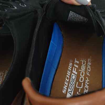 Skechers Parton-Wilson Black Oxford Shoe 8.5 | eBay display picture 3