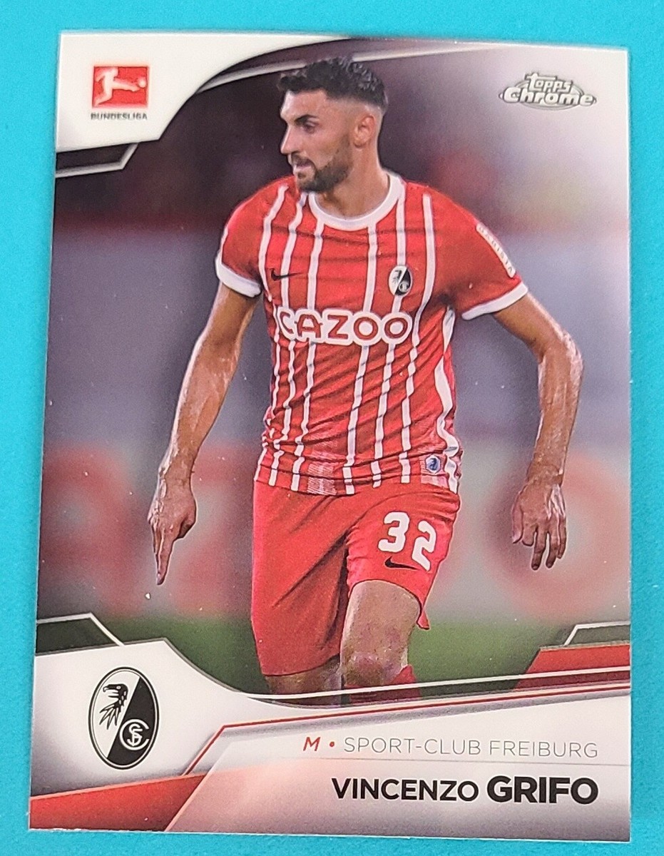 【REDRUM】G-K.I.D VINGO BARK 2021-22 Topps Chrome Bundesliga #41 Vincenzo Grifo SC
