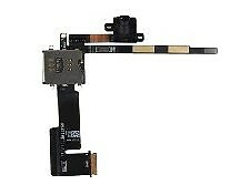 Replacement Headphone Jack & Sim Card Slot Flex Cable Work for Apple iPad 2 3G
