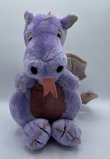Vintage 1983 11" Dakin Purple Dragon Stuffed Plush
