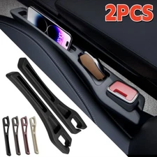 1 Pair Car Seat Side Gap Filler Set Storage Plug Strip Auto Interior Accessories