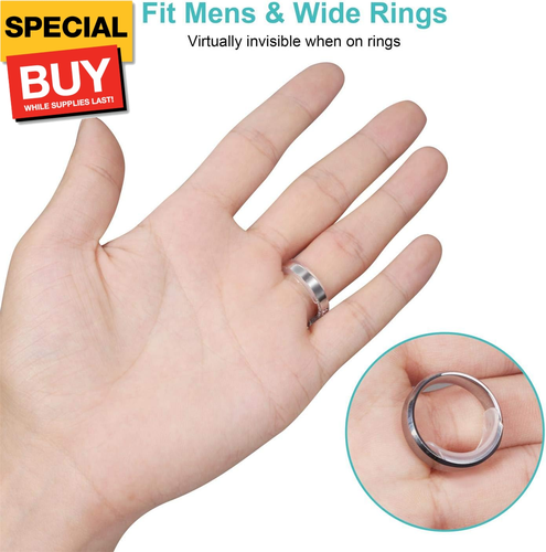 Invisible Ring Size Adjuster for Loose Rings Ring Adjuster Fit Any Rings, Assort - Picture 6 of 6