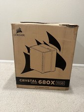 Corsair CC-9011168-WW ATX Crystal 680x RGB Cube Computer Case - Black