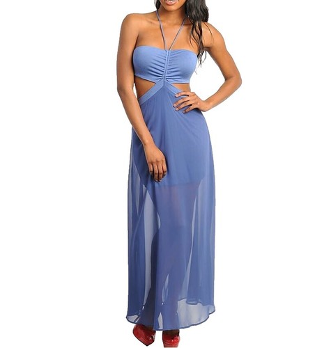 LILBETTER Women's Sleeveless Racerback Loose Maxi Dresses Casual Long Dress  L | eBay