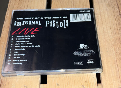 Sex Pistols - The Original Pistols Live CD Punk Rock Sid Vicious